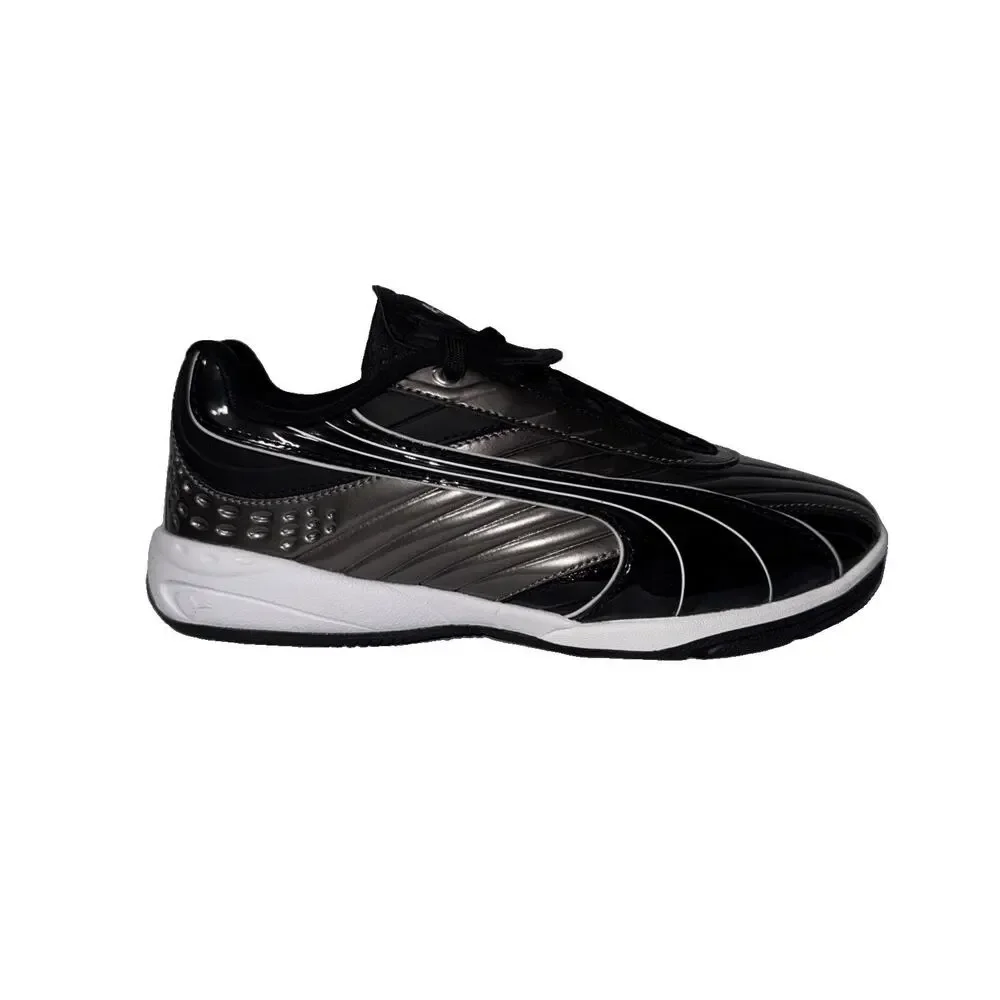 Puma V-S2 Goalgetter Youth Size 5 Silver Black Athletic Soccer Sneaker 403282-03